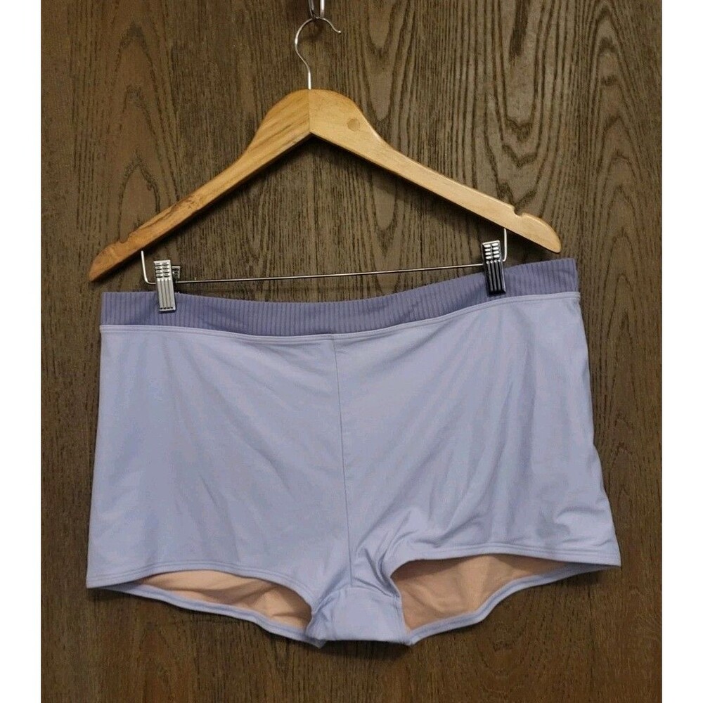 Women’s Madewell Swim Bottoms Lilac Boy Shorts Size XXL